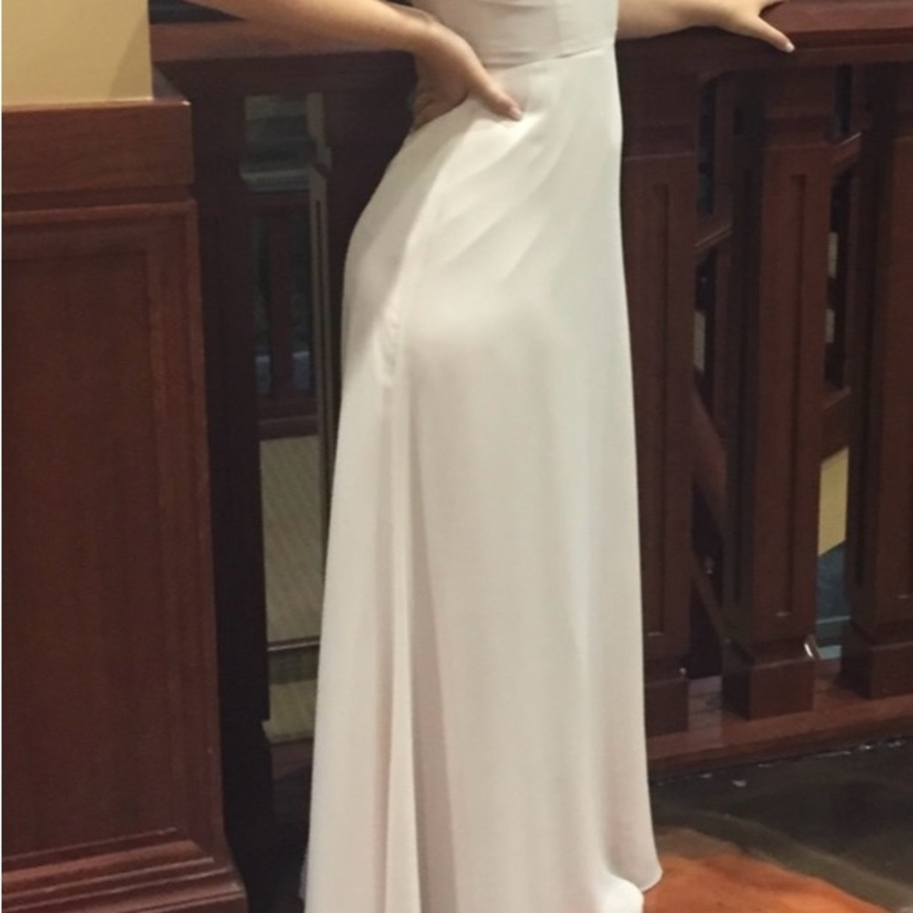 Neutral Bridesmaid Gown